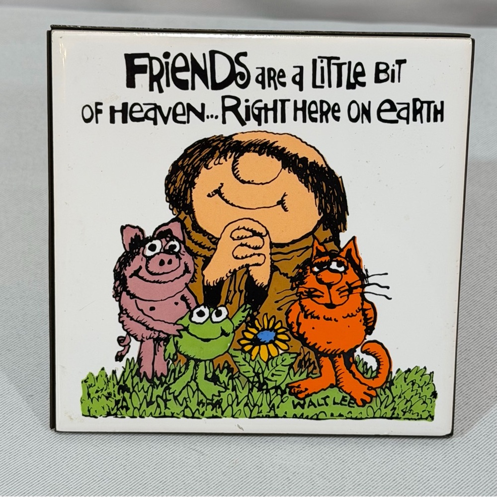 Sherman On The Mount Cartoon Friends Piece Heaven American Greetings Decor Tile